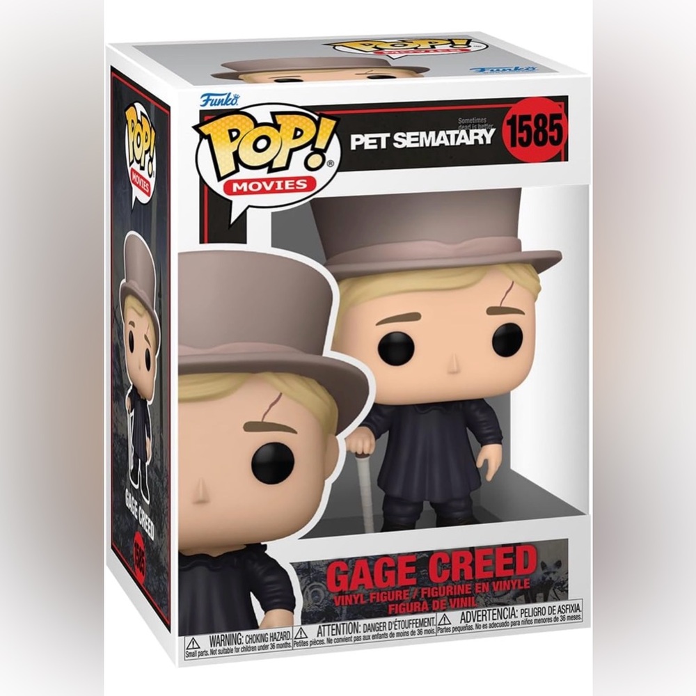 Funko Pop Movies #1585 Pet Sematary Gage Creed Brand New